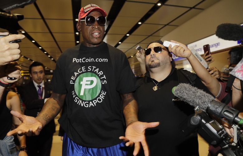 Dennis Rodman Gets Emotional And (kind Of) Claims Credit For Progress ...