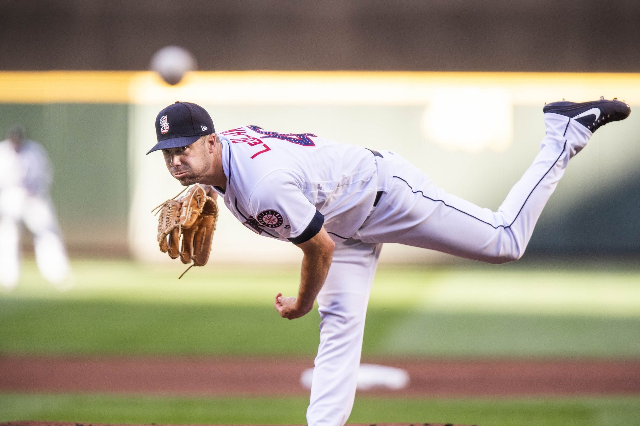 Andrew Heaney Ball to Mitch Haniger, 07/03/2018