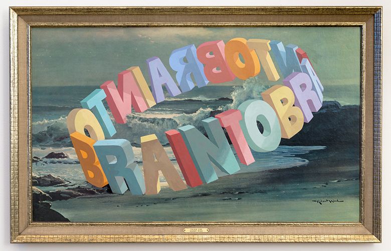 Word painting' artist Wayne White brings 14-foot-tall puppets to