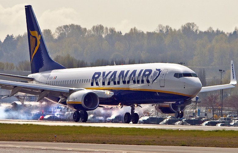 A Ryanair 737 (The Seattle Times)
