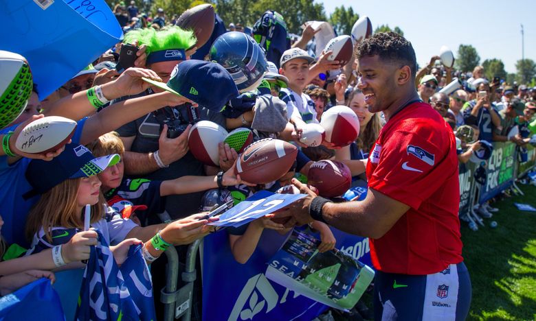 Seahawks Training Camp at Virginia Mason Athletic Center in Renton