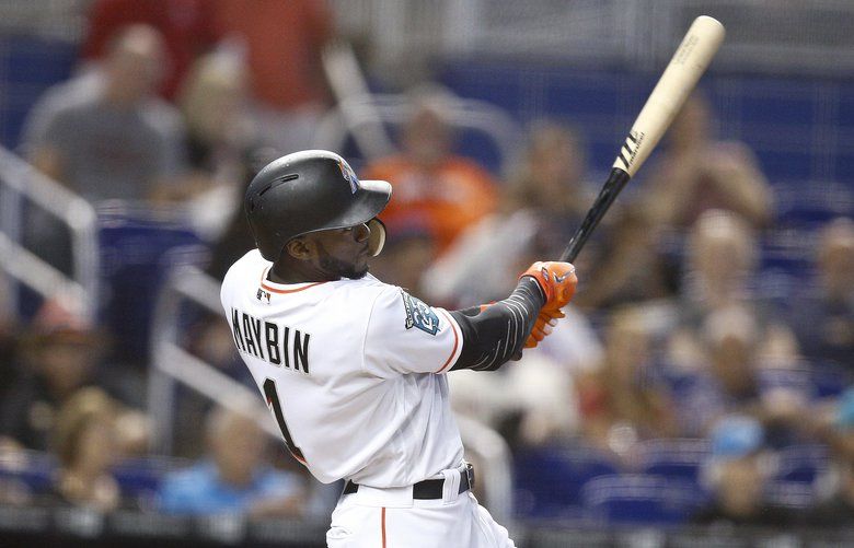 Mariners acquire outfielder Cameron Maybin from the Marlins just before ...