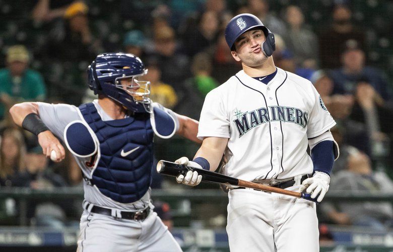 Seattle Mariners Mike Zunino Game Used 1998 Turn Ahead The Clock Jersey,  Pants, Batting Helmet & Catching Helmet - 6/30/2018