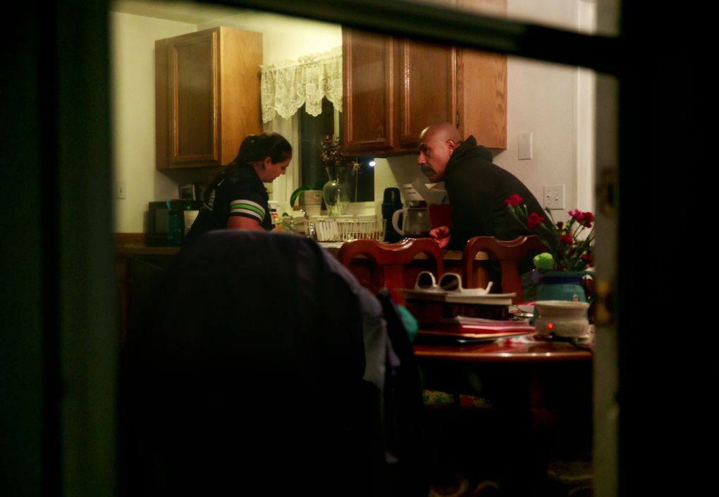 Juan Lopez worried about bringing Erika and the kids to Mexico. She insisted, and the kids didn’t want to leave him, either. (Erika Schultz / The Seattle Times)
