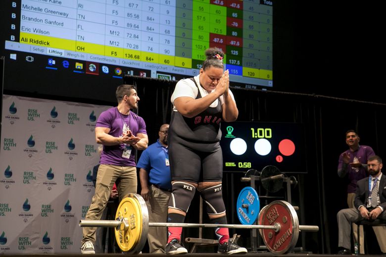 Peterson breaks school record at powerlifting competition