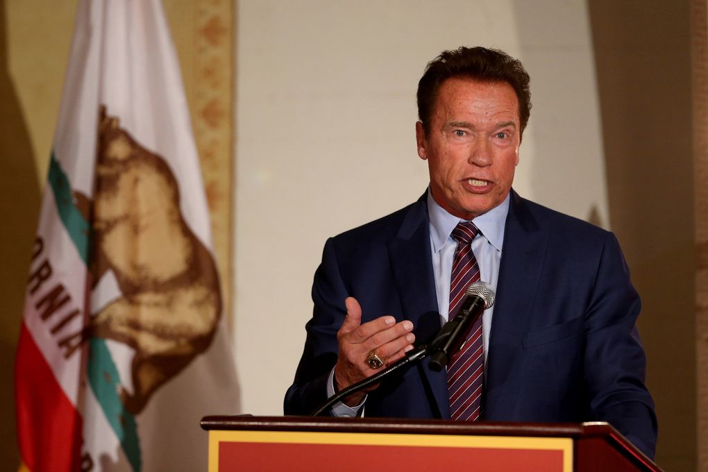 Former California Governor Arnold Schwarzenegger. (Rick Loomis / Los Angeles Times)