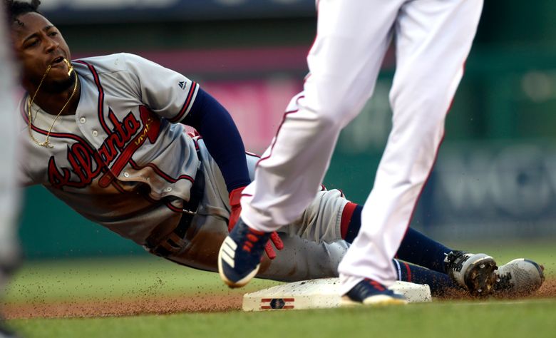 Braves star 2B Albies likely to sit with tight hamstring