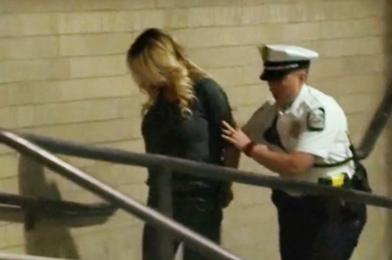 Policsexvideo - Police say they made an 'error' in arresting Stormy Daniels | The Seattle  Times