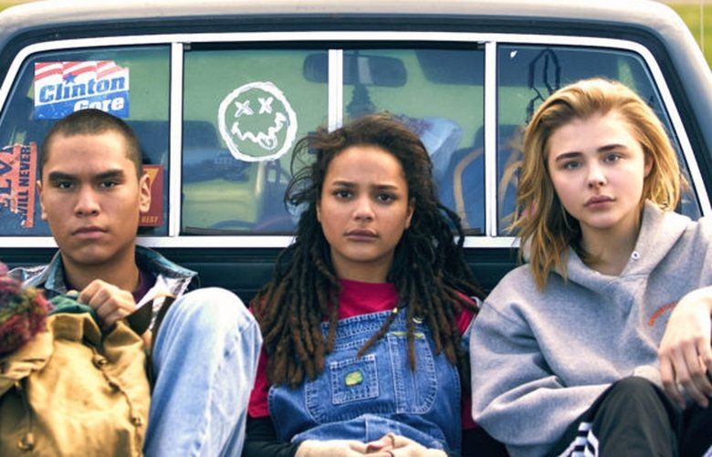 Forrest Goodluck, Sasha Lane and Chloe Grace Moretz in “The Miseducation of Cameron Post.”