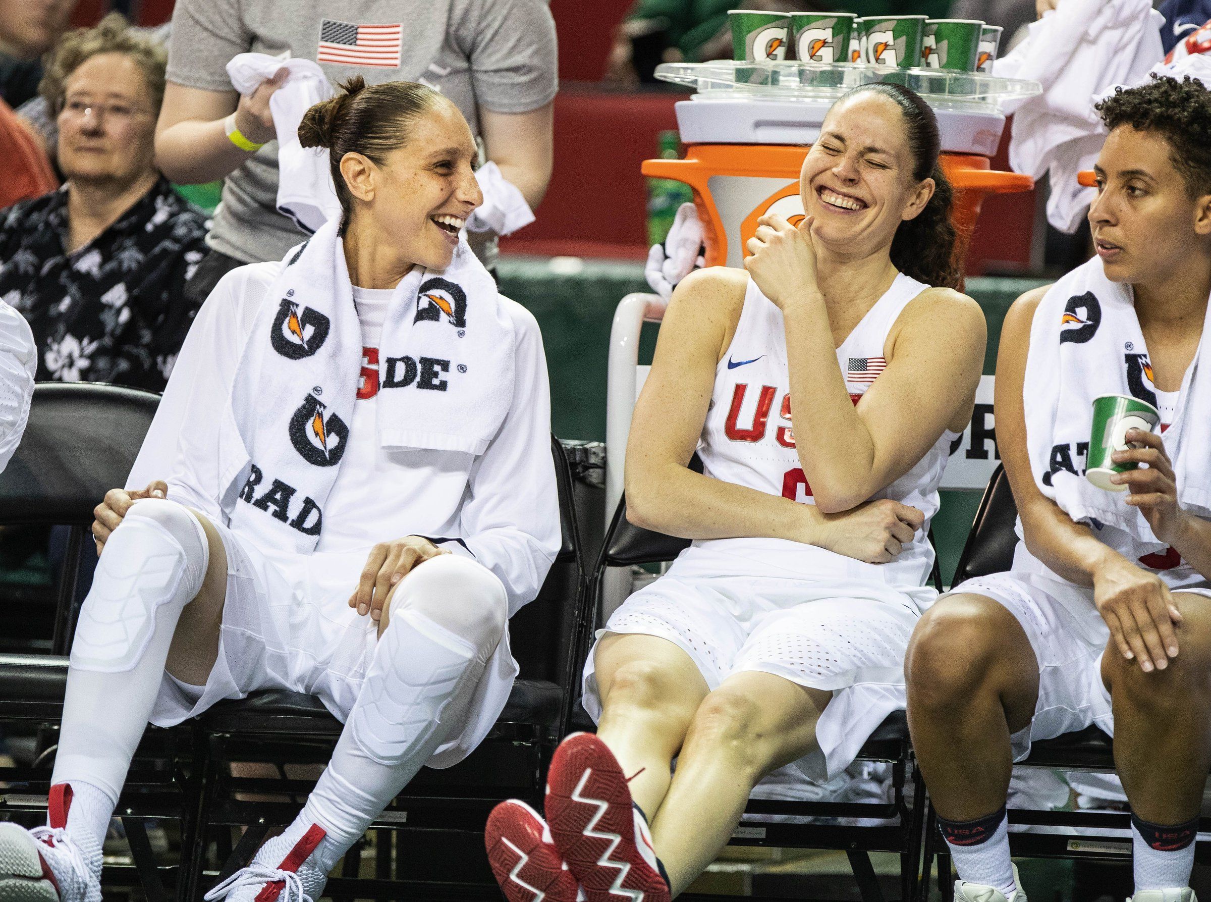 The Storm's Sue Bird and Mercury's Diana Taurasi are foes on
