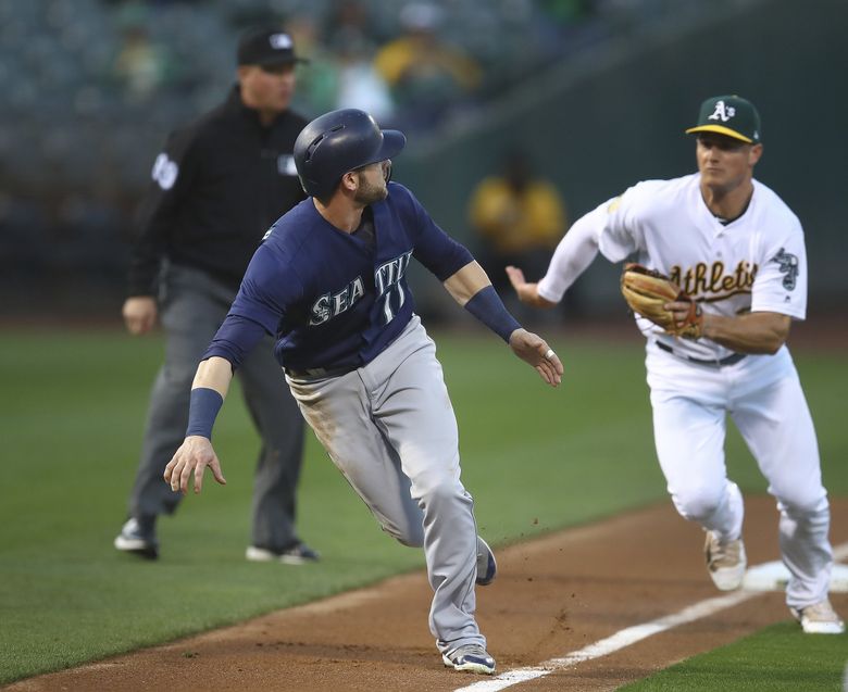 A's Matt Chapman leaves game after fouling ball off shin, likely