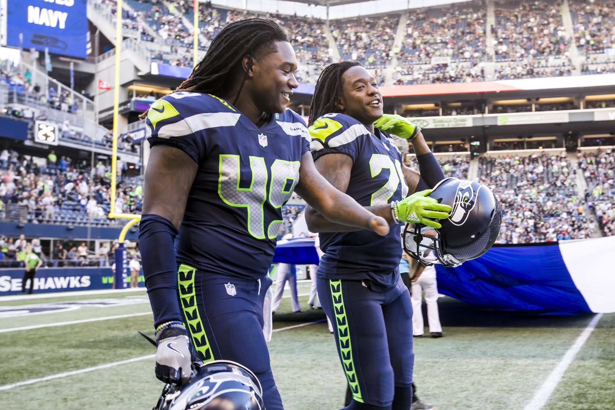 Seahawks hope Carson, Penny can form potent running duo