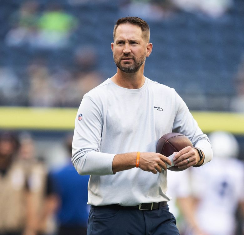 Seahawks new offensive coordinator Brian Schottenheimer.

The Indianapolis Colts played the Seattle Seahawks in NFL Preseason action Thursday, August 9, 2018 at CenturyLink Field in Seattle, WA. 207183 (Dean Rutz / The Seattle Times)