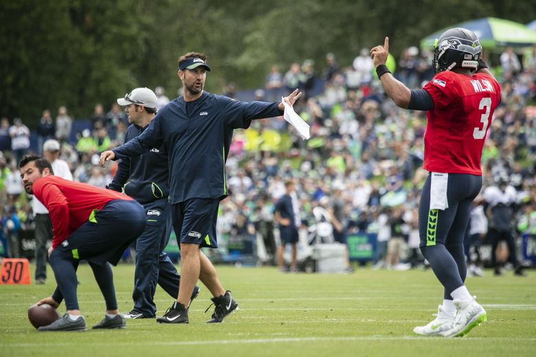 Russell Wilson served as Seattle's offensive coordinator vs. Raiders