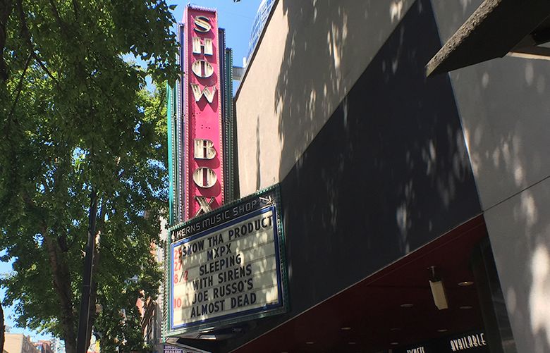 The Showbox as seen on Wednesday, July 25, 2018 in Seattle.