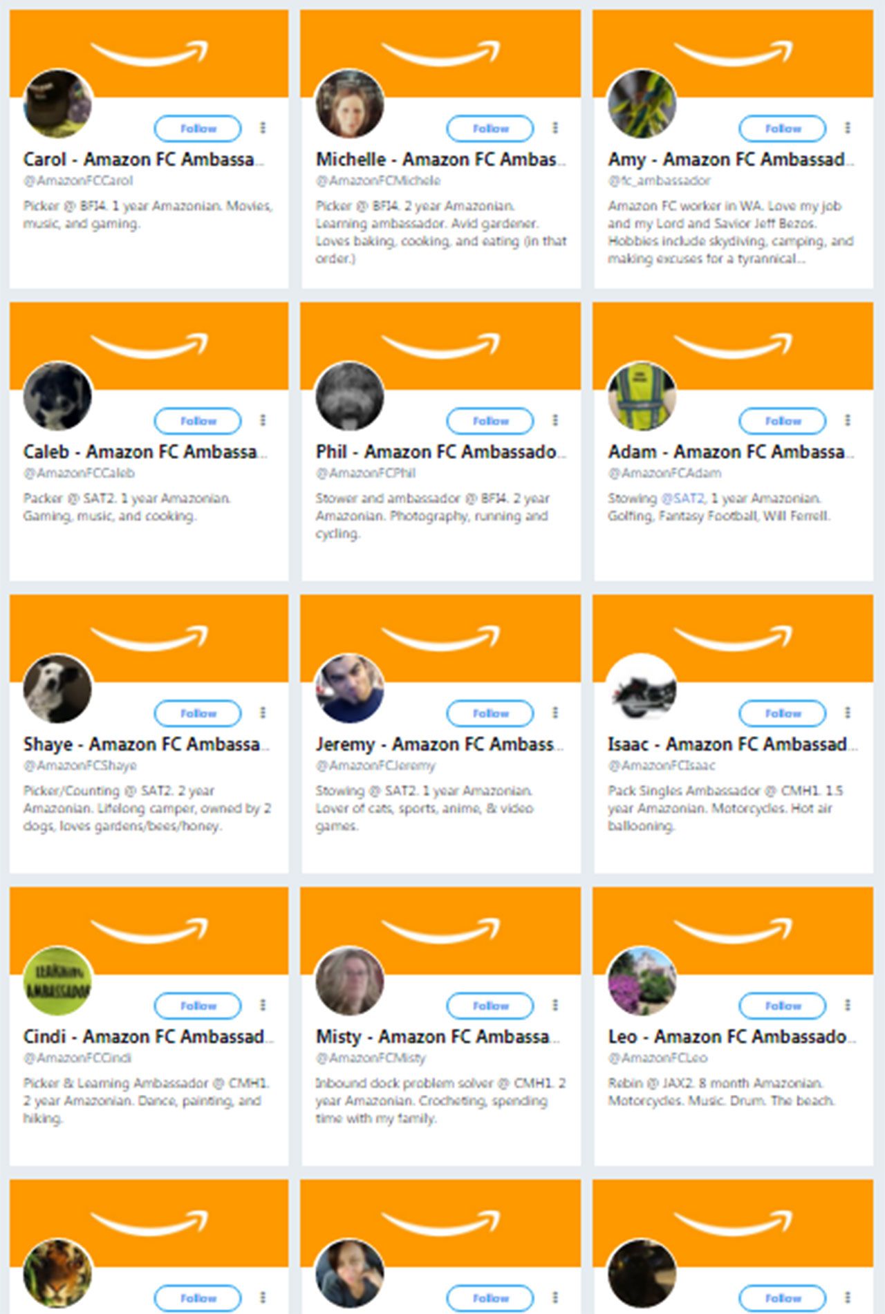 Amazon warehouse envoys rally to tweet upbeat comments about