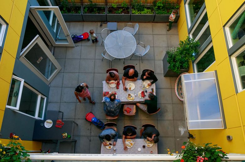 The 9 families of Capitol Hill Urban Cohousing share a modern building built on a solid concept | The Seattle Times