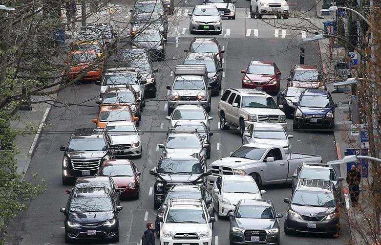 Seattle Uber Shot Uber and Lyft are increasing car traffic in Seattle. How much? 94 ...
