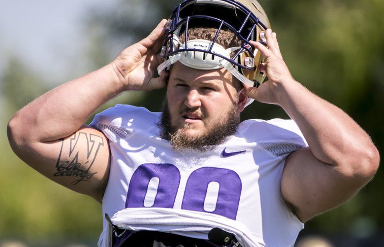 Huskies' Greg Gaines has tackled marriage, cliff-diving and college  football. Is the NFL next?