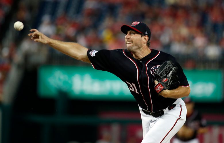 Max Scherzer Hits the Field One Day After Breaking His Nose