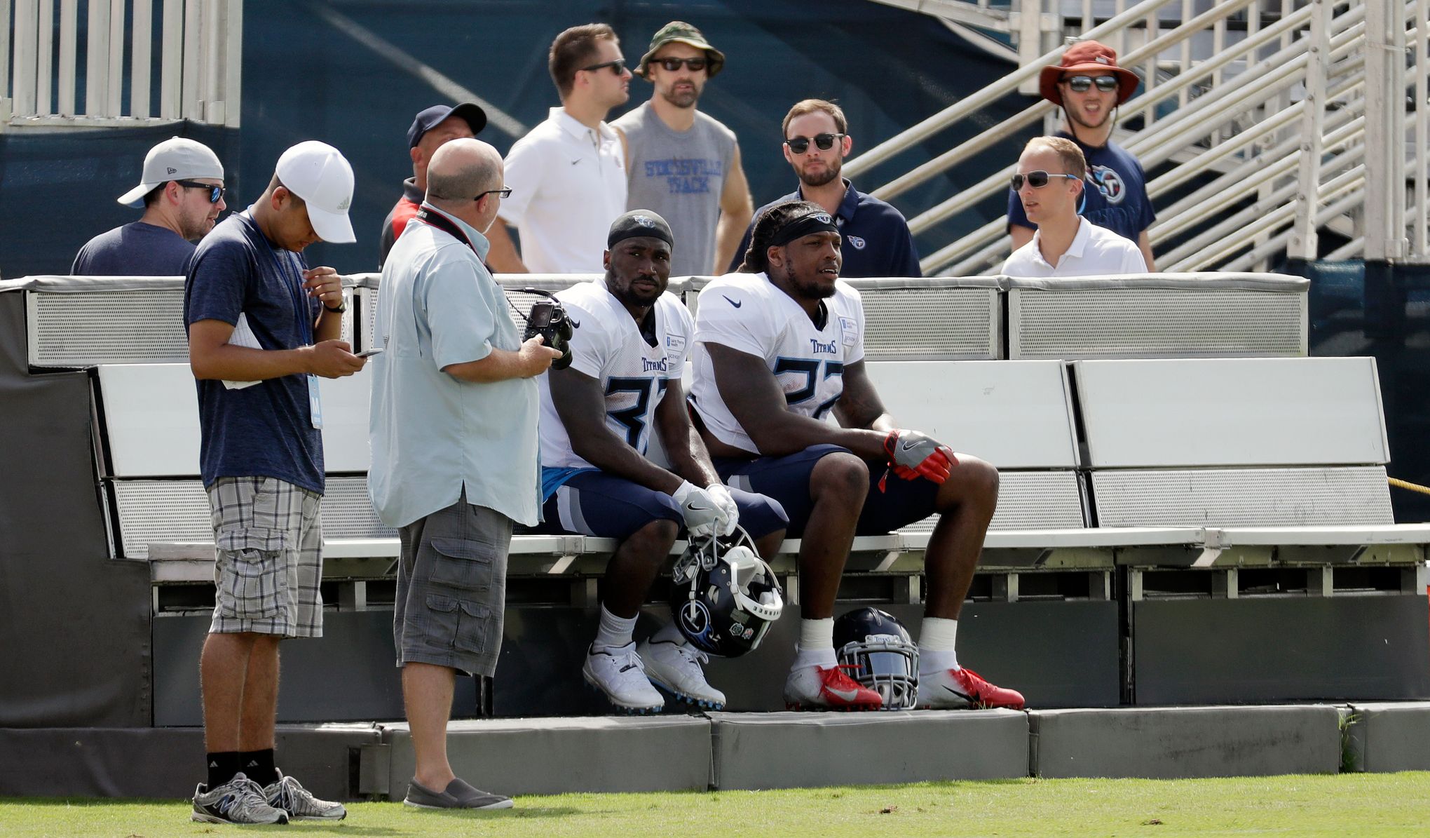 Titans, Saints use new ways to keep NFL players cool in camp