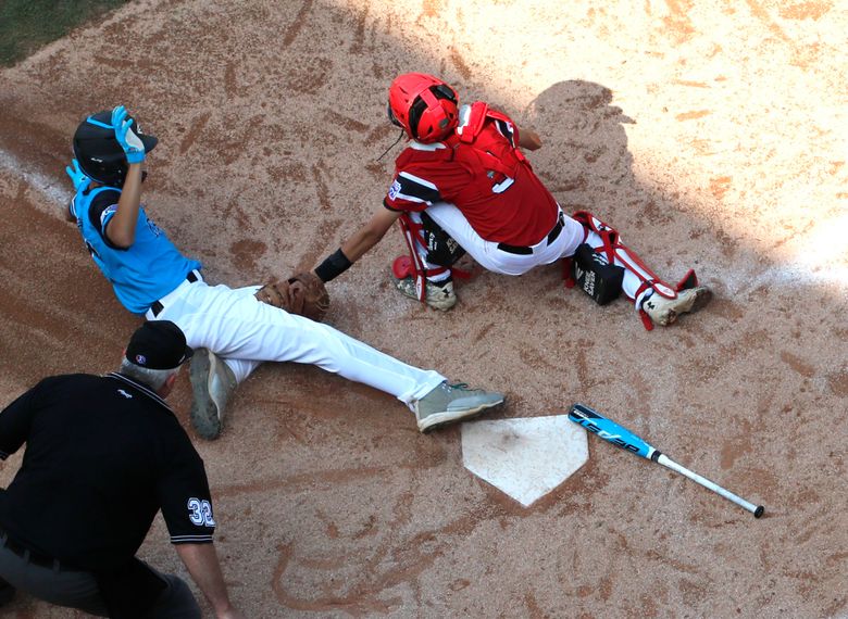 Senior League Baseball World Series Catcher Plate Editorial Photo