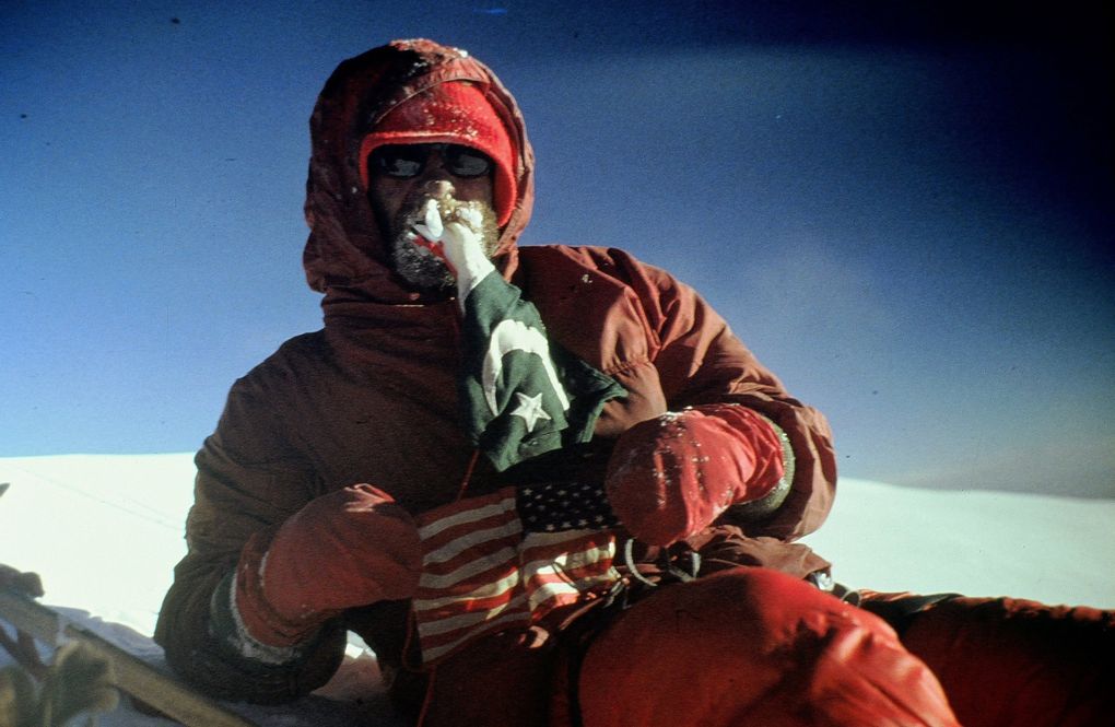 Lou Reichardt on summit. (Courtesy of Jim Wickwire)