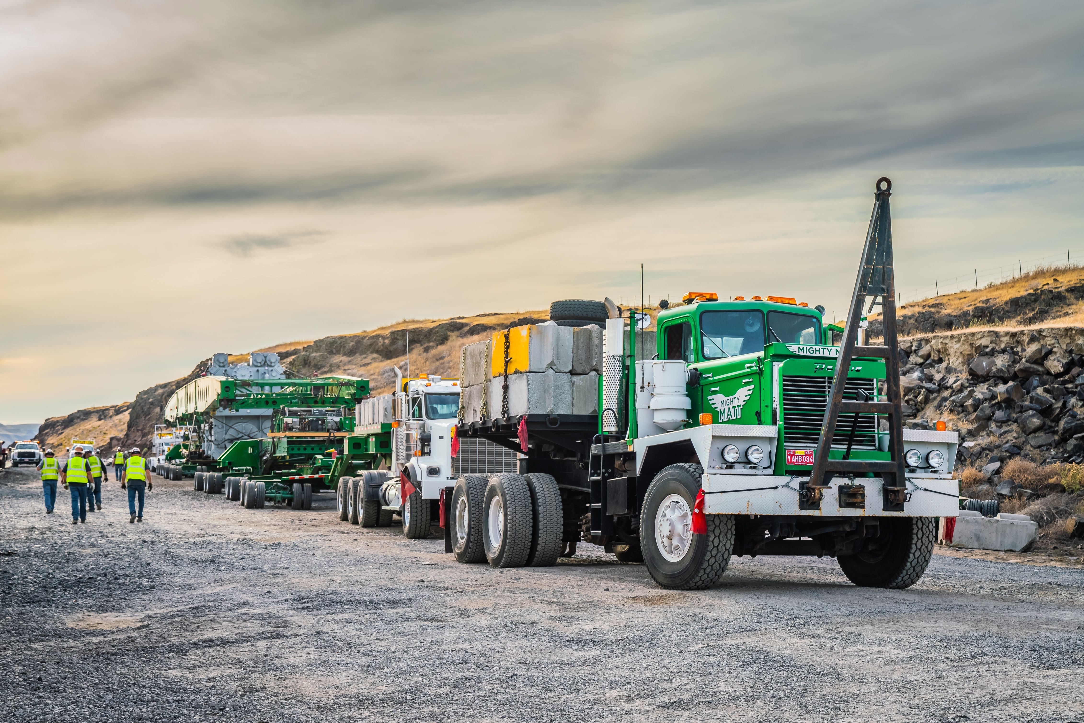 Talk about a superload Check out what just crawled along