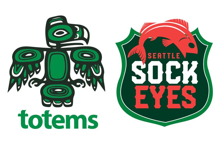 (Logos by Rich Boudet / The Seattle Times)
