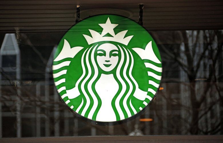 Starbucks logo sign (AP Photo/Gene J. Puskar, File)