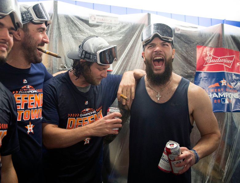 How Astros players celebrated the AL West title on social media