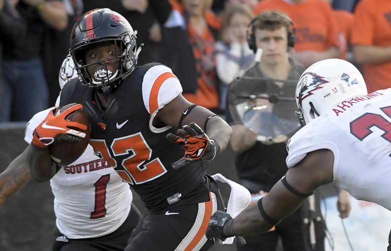 Rushing kings: Oregon State's Jermar Jefferson leads a new wave of talented  Pac-12 running backs