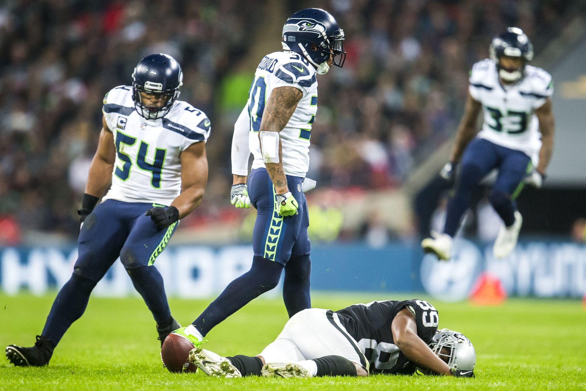 Seattle Seahawks enjoy NFL game at Wembley as they ease past limp Oakland  Raiders