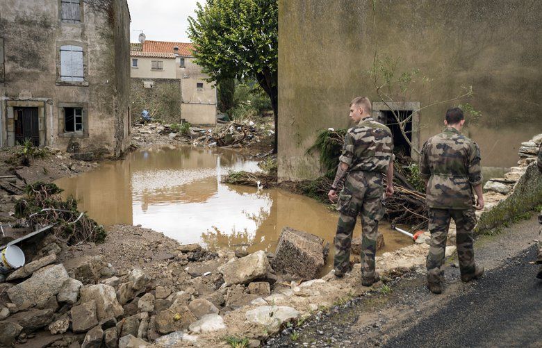 France: 12 die in floods unseen in more than a century | The Seattle Times