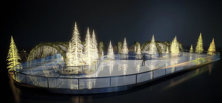 Safeco Field Christmas 2022 A Giant Light Maze, Skating Trail And Marketplace Take Over Safeco Field  This Winter | The Seattle Times