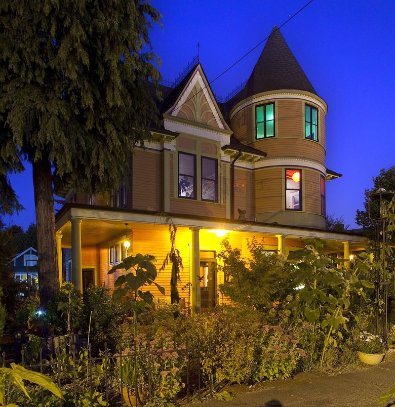 This 1902 home, known as the Georgetown Castle, is a stop on the “Haunted Happenings Ghost Tour.” (Mike Siegel / The Seattle Times, 2012)