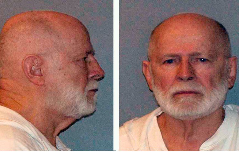 FILE — Arrest mugshots of James “Whitey” Bulger from 1953, top, 1984 and 2011. Bulger, the mobster who terrorized South Boston in the 1970s and ’80s while he led the notorious Winter Hill Gang, was found dead in prison, according to police, on Tuesday, Oct. 30, 2018. He was 89.  (Credits from top: Boston Police, left, FBI, U.S. Marshal Service) NYT1 NYT1