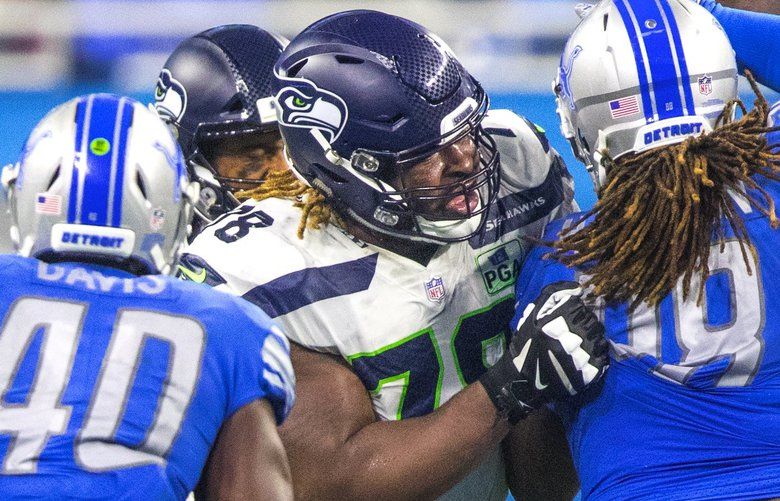 D.J. Fluker Navy Blue Name & Number Logo - #78 Football Seattle