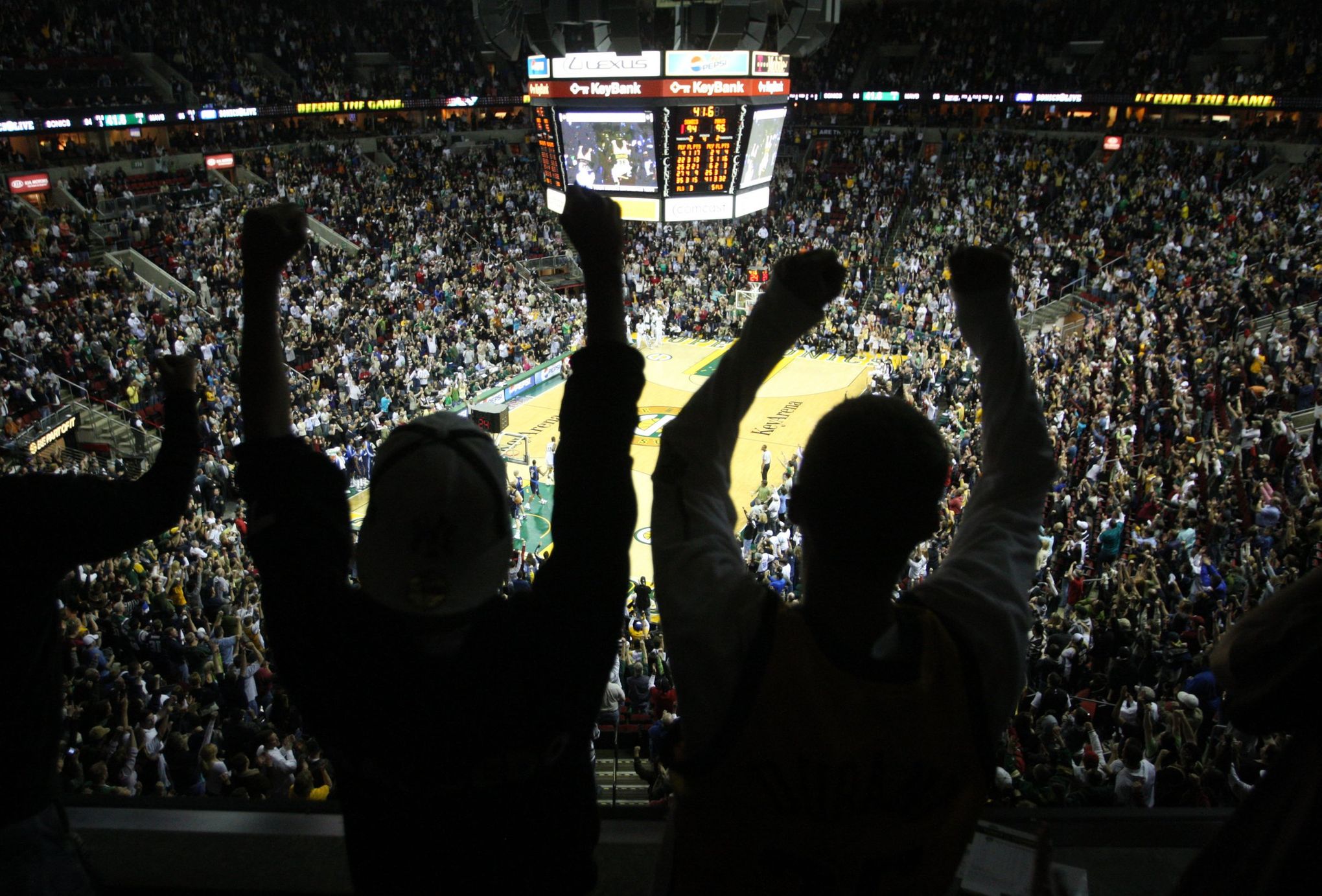 Seattle shines as NBA returns for one night