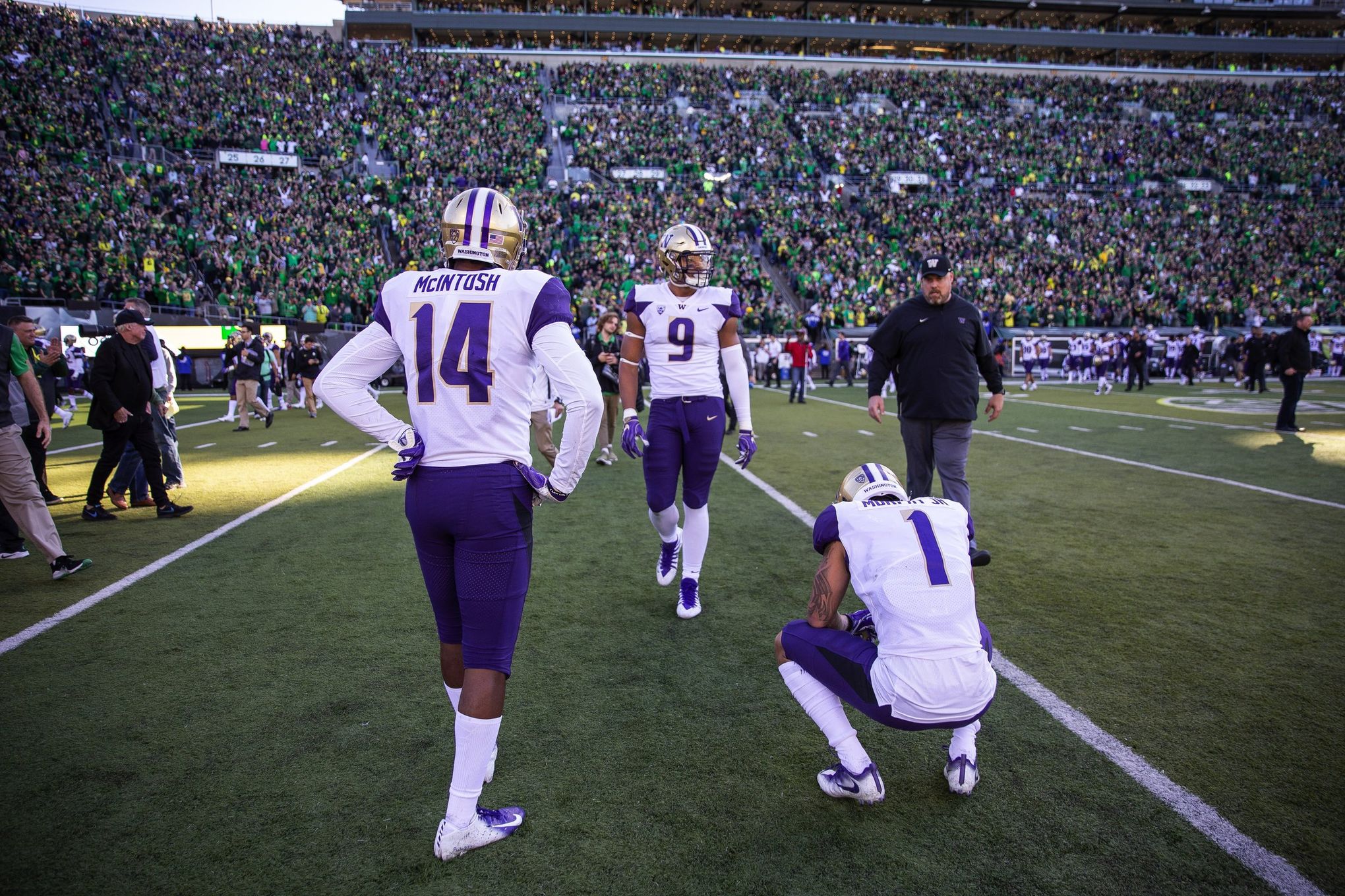 No. 3 Huskies await College Football Playoff fate, but 'it's just