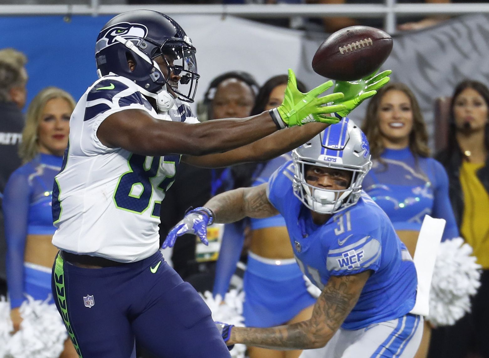 David Moore Just Keeps Making Big Plays — And Moving Up Seahawks' Depth Chart | The Seattle Times