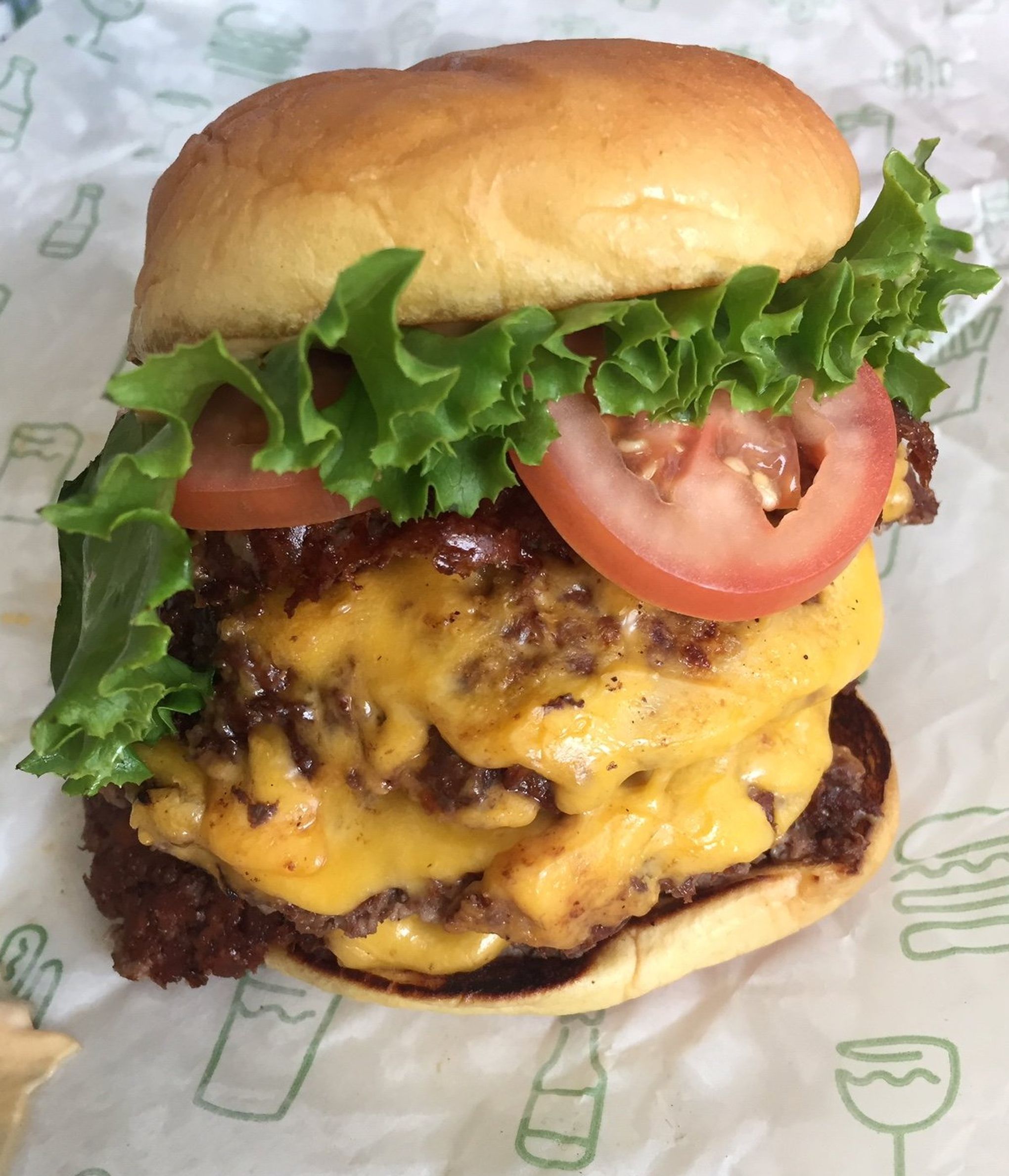 Shake Shack Shroom Burger - Thee Burger Dude