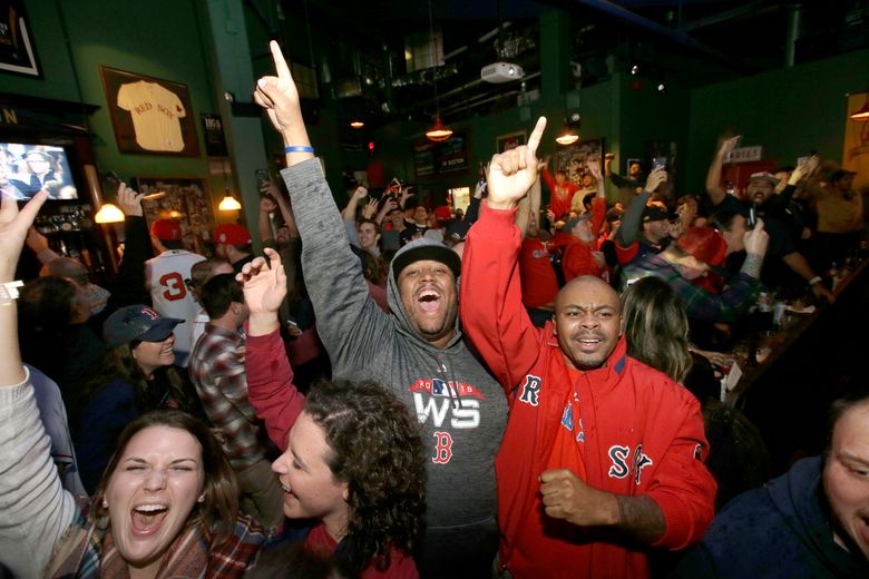 Red Sox fans celebrate latest title; parade on Wednesday | The Seattle Times