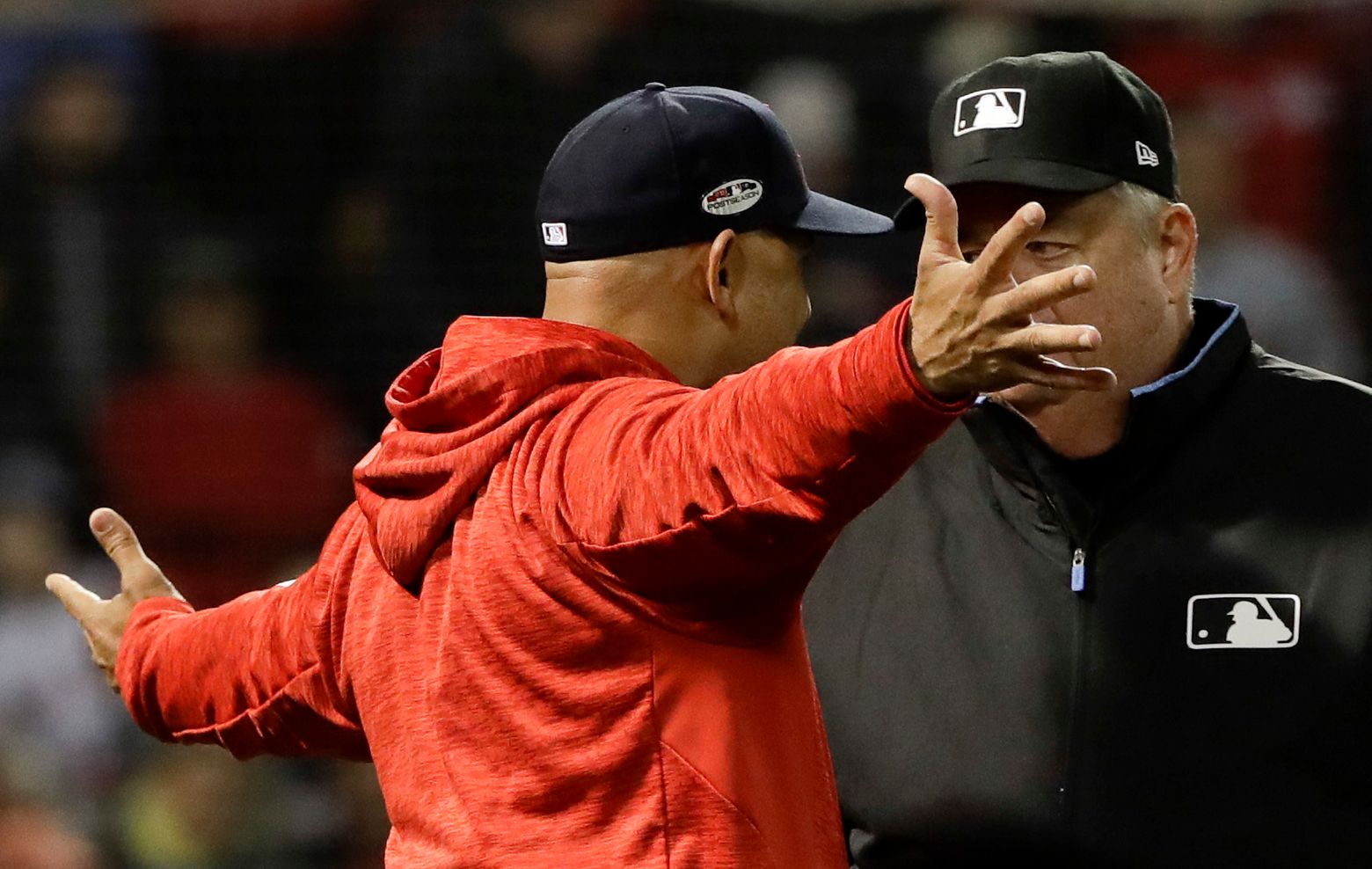 Red Sox manager Alex Cora ejected from Game 1 of the ALCS