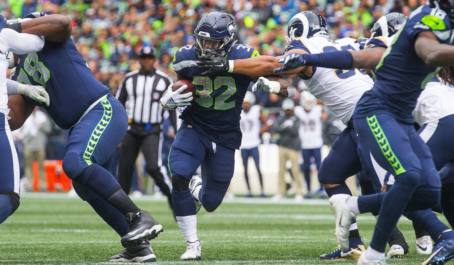 How the Seahawks struck seventh-round gold with Chris Carson and David  Moore | The Seattle Times
