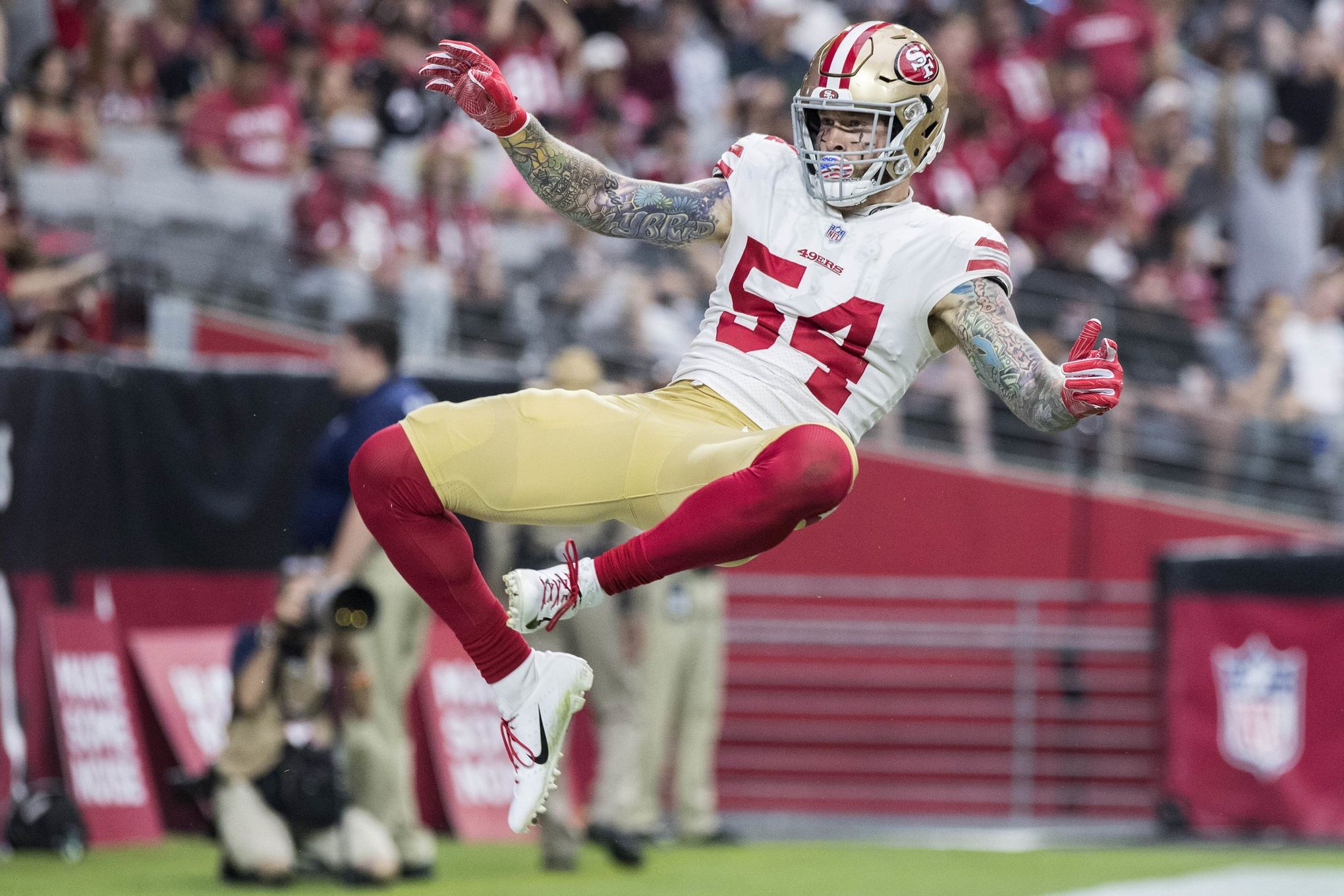 August 25, 2018: San Francisco 49ers defensive lineman Cassius