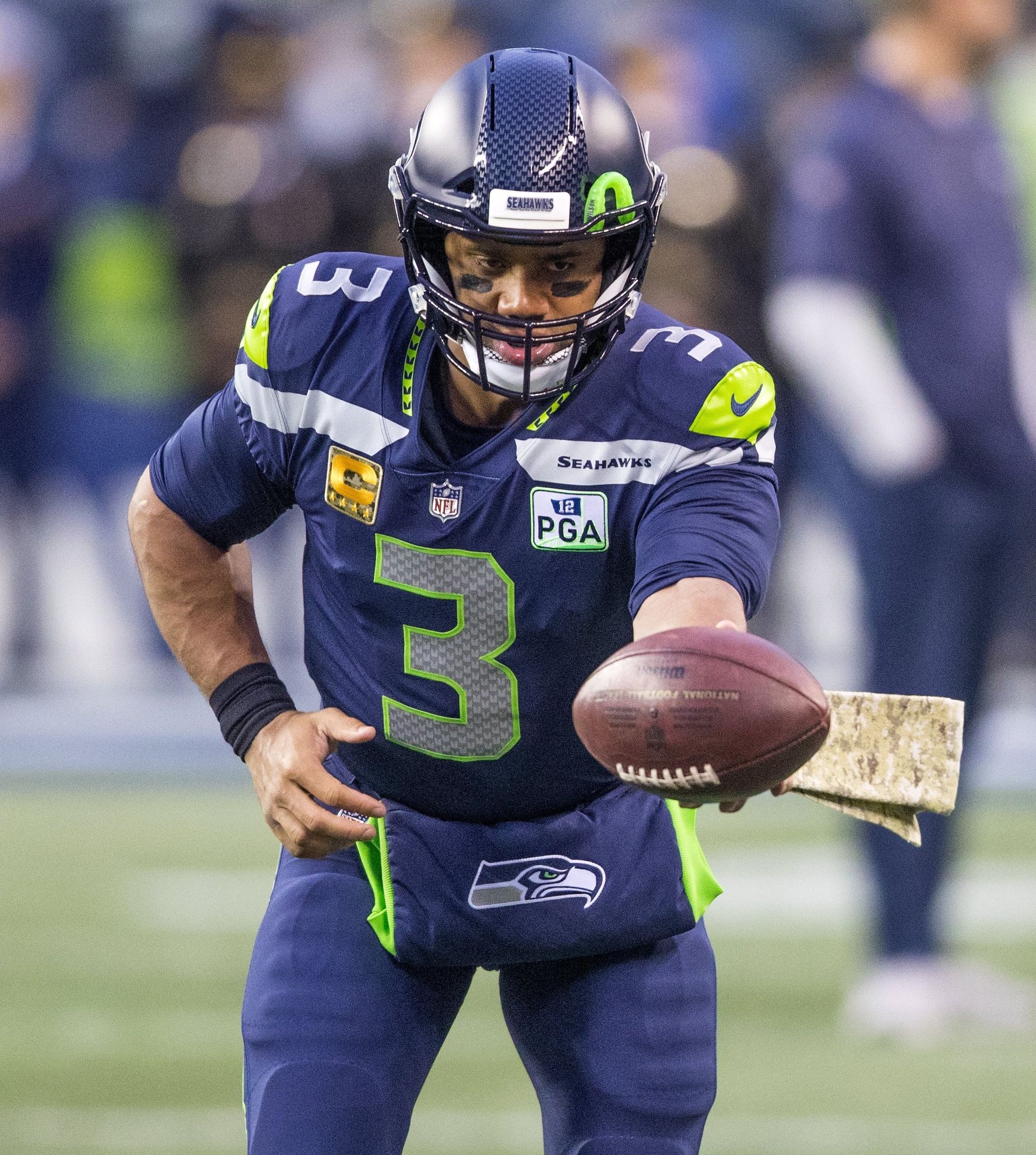 Russell Wilson, Multiple Seahawks Hoping NFL Punts One Helmet Rule - Sports  Illustrated Seattle Seahawks News, Analysis and More