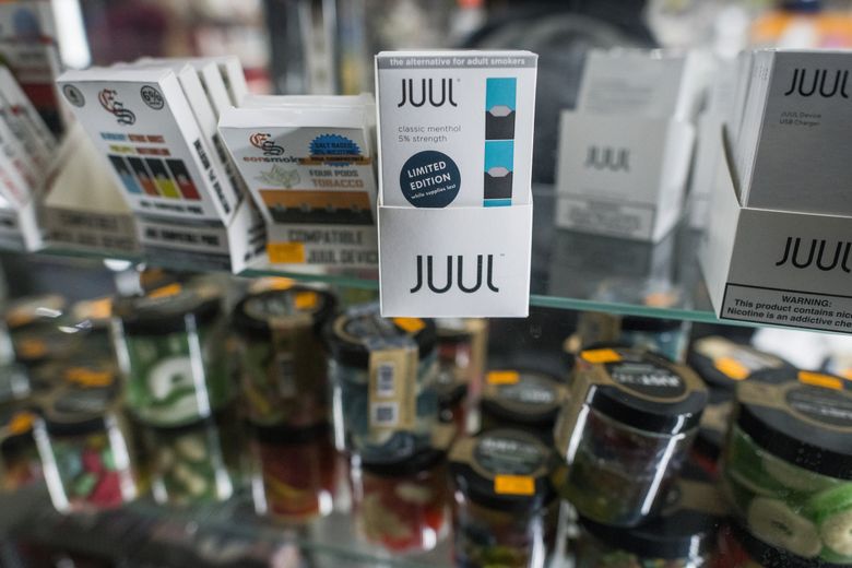 one juul pod is equivalent to how many cigarettes Juul suspends sale of most of e-cigarette flavors in U.S main image 0