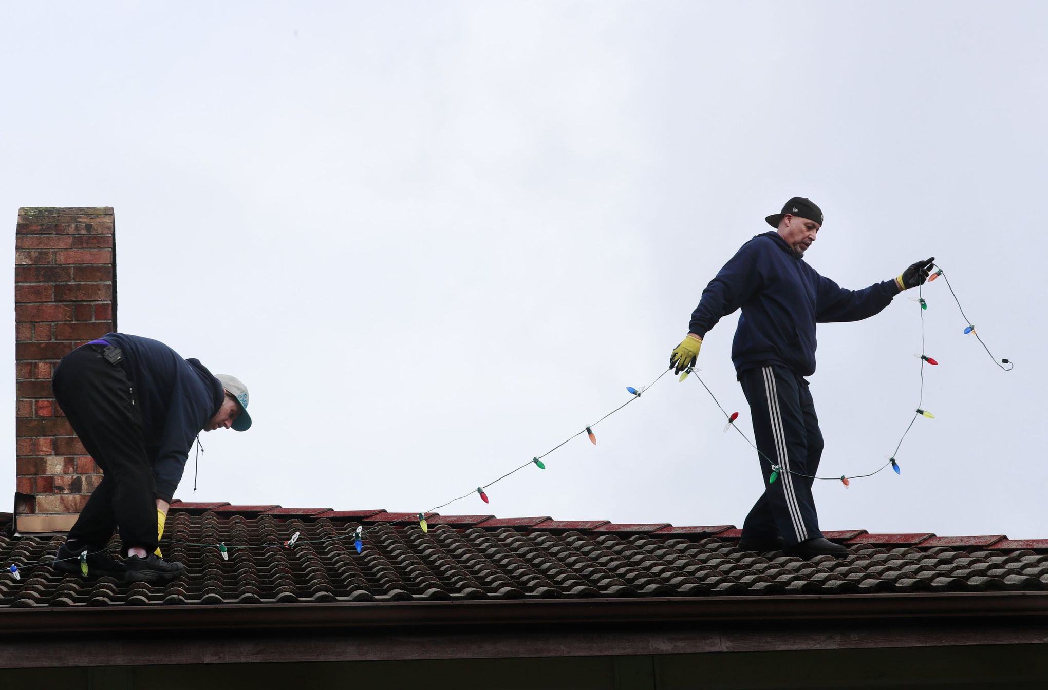 Christmas lights start and end their lives in China, and face rising