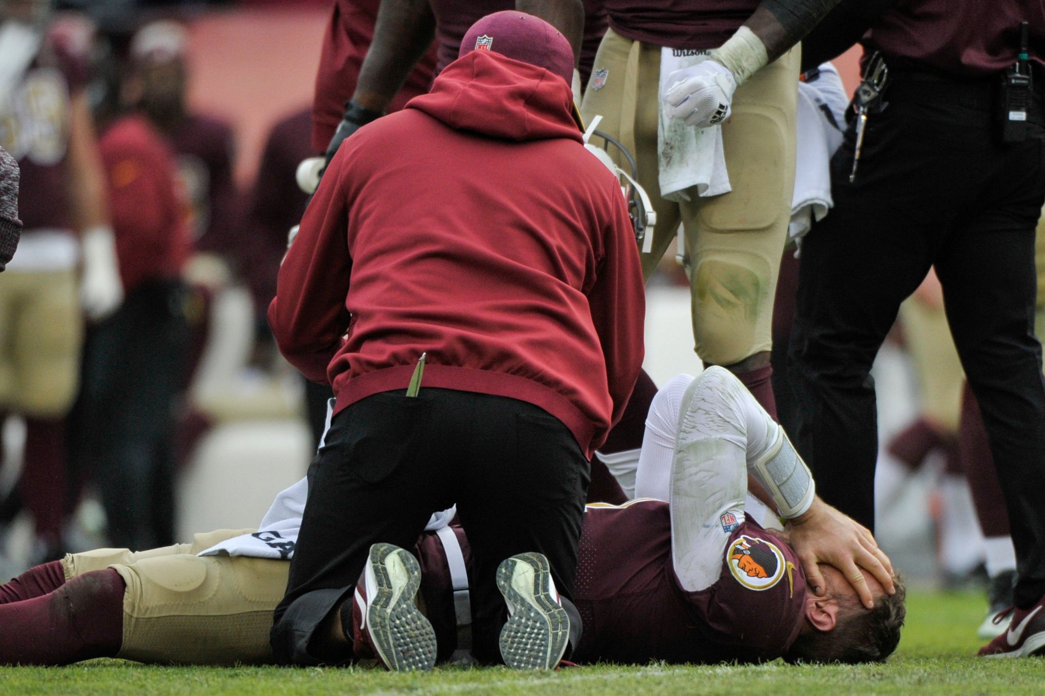 Redskins fall to Texans after losing Alex Smith to ankle injury -  Washington Times